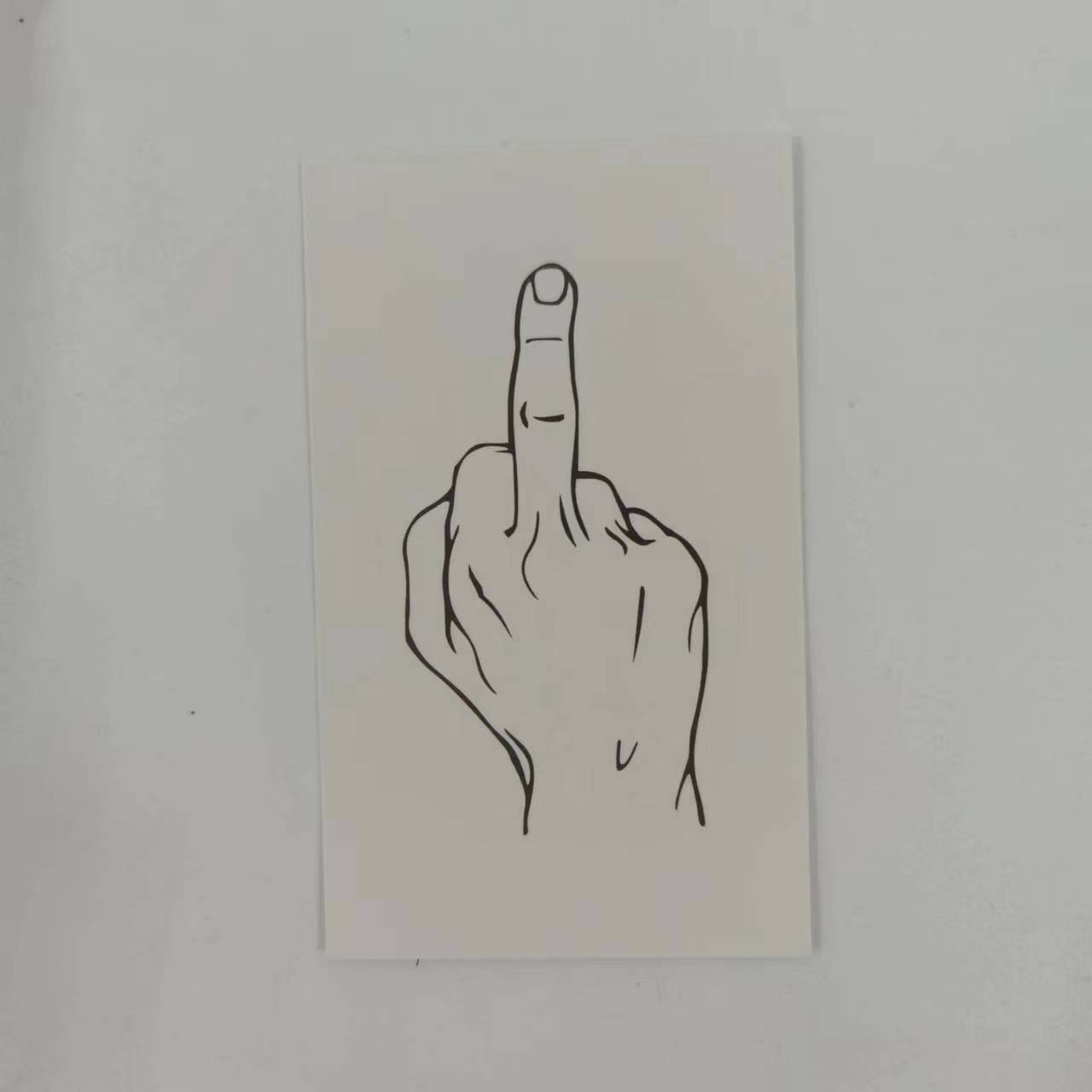 Illegal Parking Reminder Card Middle Finger Card b133b2d2 4b7f 486a 952d f8ba4c0b371b