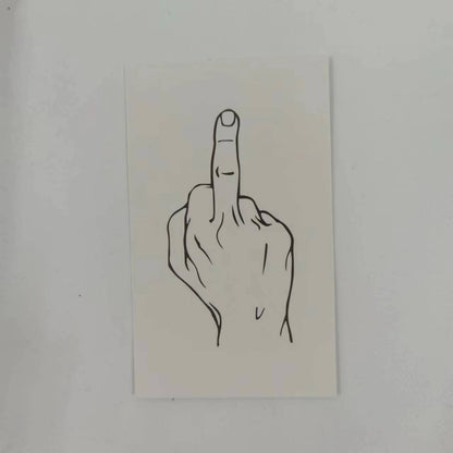 Illegal Parking Reminder Card Middle Finger Card b133b2d2 4b7f 486a 952d f8ba4c0b371b