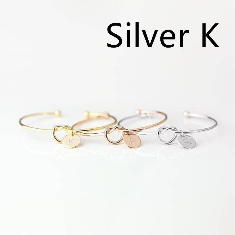 European And American Fashion Dead Knot Letter Bracelet b180c805 7730 430e bd5c 279e2e32daa5
