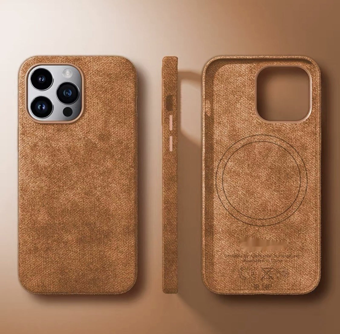 Alcantara Suede Phone Case Magnetic All-inclusive Men And Women b18595a8 442e 482f 8f5a 9b8cbae8dbb1 fine