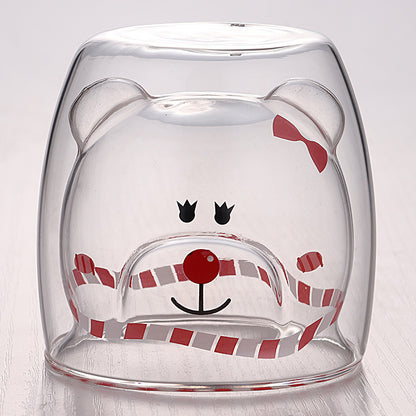 3D Double Layer Lovely Panda Cup Skull Wine Cup - HD Wireless Product #8