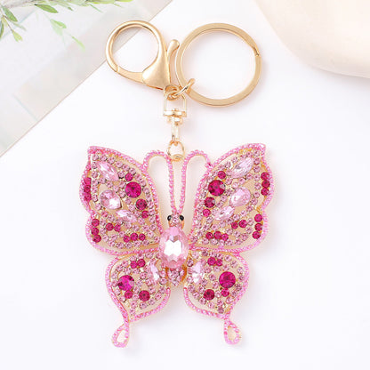 Metal Rhinestone Butterfly Keychain Small Pendant b192ee9b fdc8 414d a120 8c19c00e5ac8