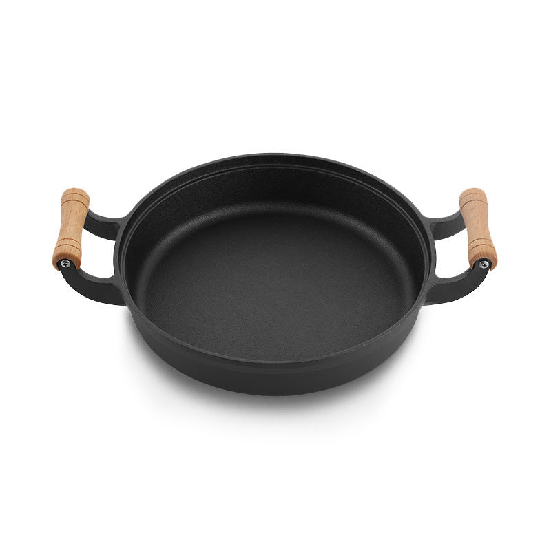 31cm Cast Iron Pot Thickened Binaural Pan Uncoated - HD Wireless Product #2