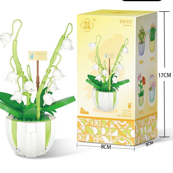 Building Block Puzzle Toy Eternal Flower Potted Mini Succulent Potted Plant b1a6a386 76bc 4610 8f6c 3872e0a5e163 6b458c86 c49