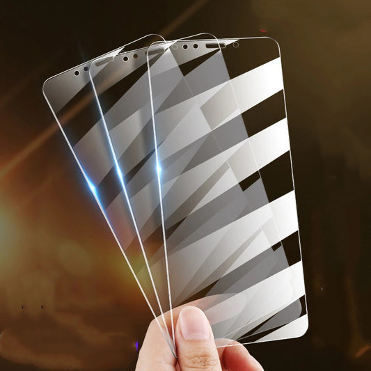 Tempered Film Fine Hole Half-screen Non-full Screen Scratch-resistant White Film - 图片 1
