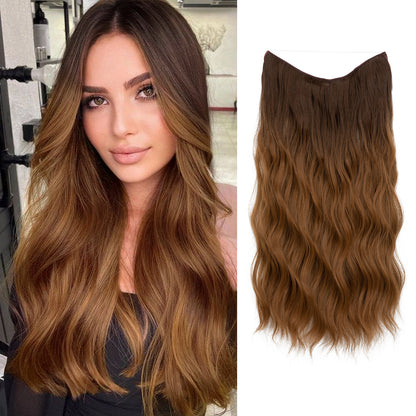 European And American Style Women Corn Curler Fishing Thread Long Curly Hair  Wig b1b03868 2893 4682 96c1 05f7032e7a30