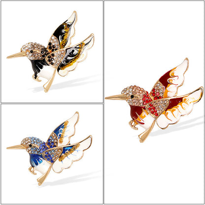 Fashion Women's Colorful Hummingbird Paint Brooch b1b4291a 85b6 4b34 a8a6 4922be2ac1f4