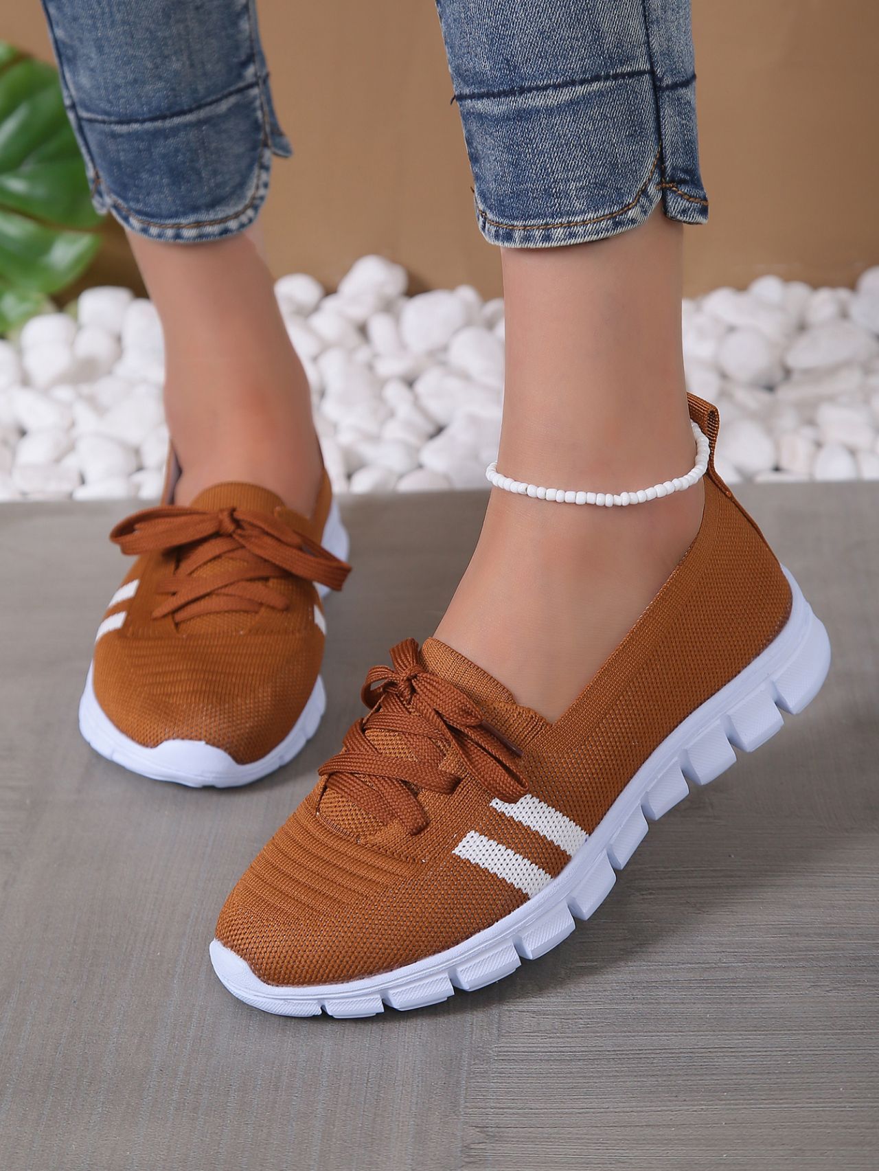 Women's Lightweight Breathable Soft Sole Fly Knit Shoes b1b5a680 be12 4e2e 8a4d 62611ce4726f