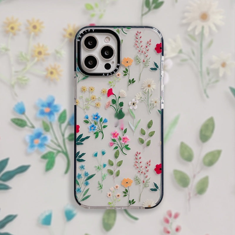 Drop-resistant Ins Style Timbo Flowers Phone Case - 图片 7