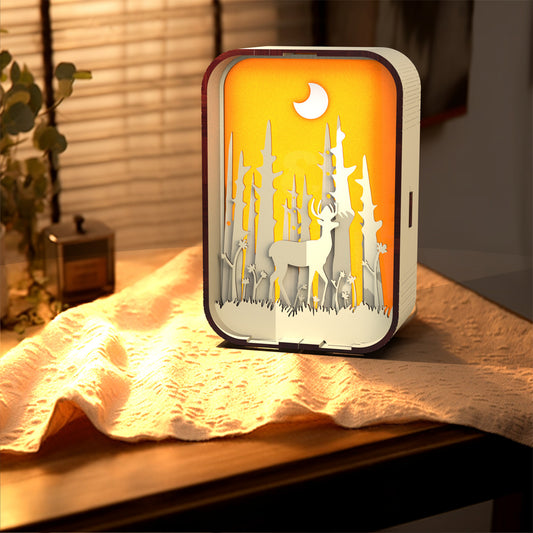 Woodcarving Light Creative Gift Minimalist Bedside Night Light Decoration Desktop Decoration Birthday Gift b1baa503 16e5 4f37