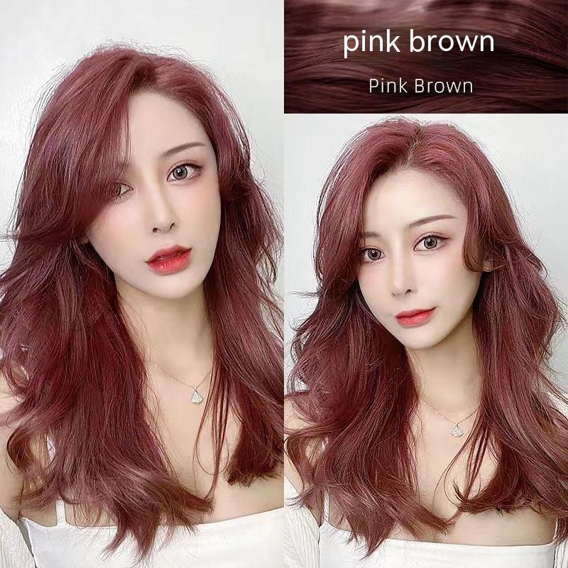 Ammonia-free Hair Color Paste Monochrome Paste Cover White Hair Multi-segment Color One-step Black Tea Gray Blue Black Hair D