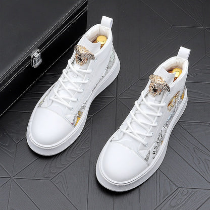 Men's Fashion Personality Versatile Print Board Shoes b1c212a2 a6b7 4eab 9c2c e5a2631eda25