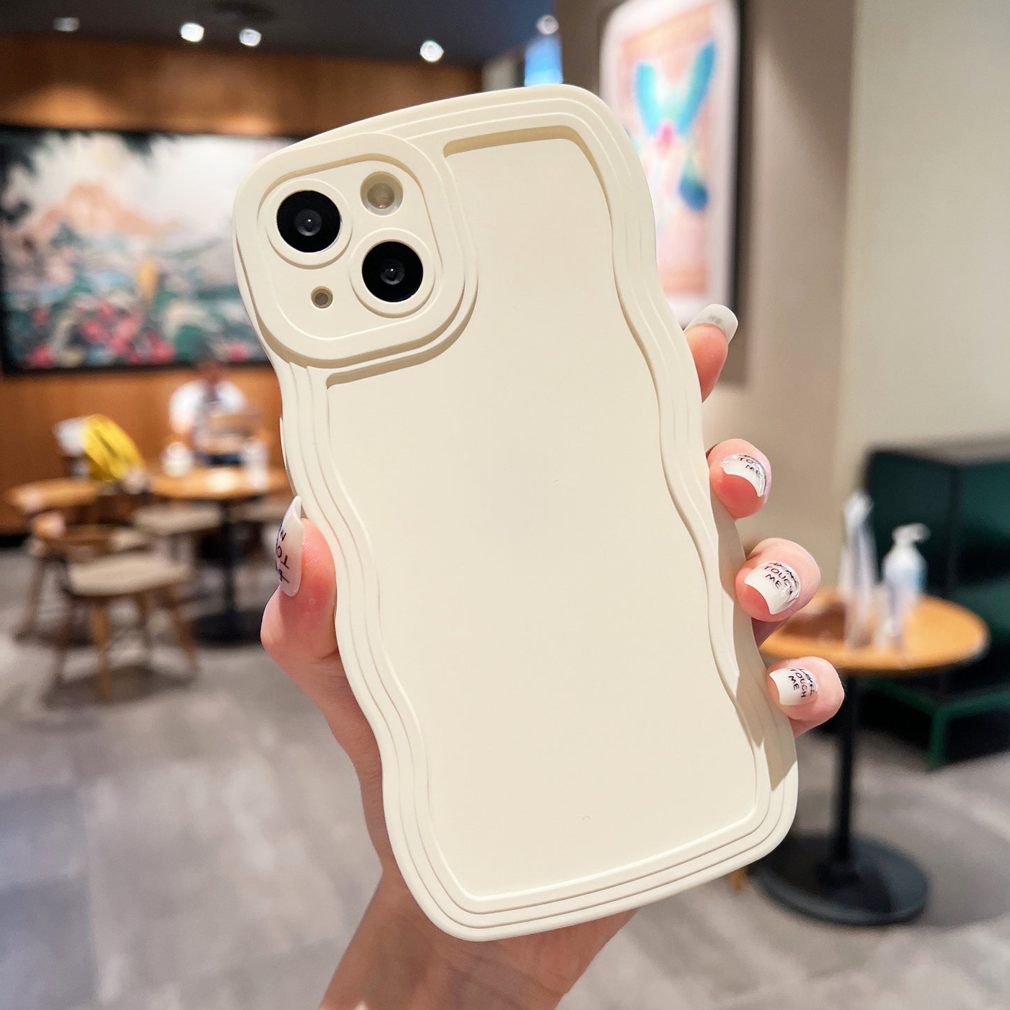 Big Wave Simple Anti-fall Advanced Color Phone Case b1c6dc29 8683 4e6a 9803 b3239eea29d3