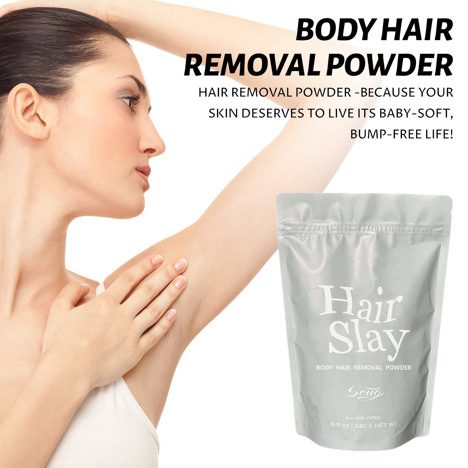 Hair Removal Powder Mild Skin Cleaning Body Armpit Hair Leg Hair Refreshing Depilatory Cream b1ccce71 d30b 46a8 b726 65717160