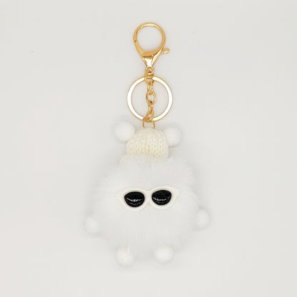 Rex Rabbit Fur Small Briquettes Elf Cute Plush Doll Pendant Keychain b1d04b90 717a 4090 8355 3cb19343e6d5