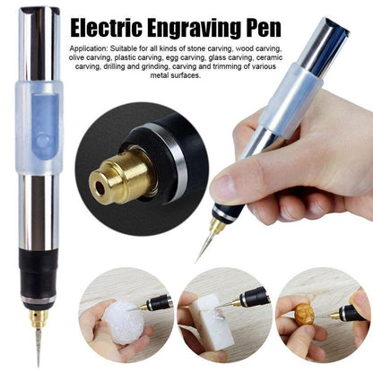 25W Wireless Electric Grinder Mini Electric Engraving Pen Micro Drilling Diy Pen Cutter Tool For Engraving Jade Wood Metal - HD Wireless Product #3