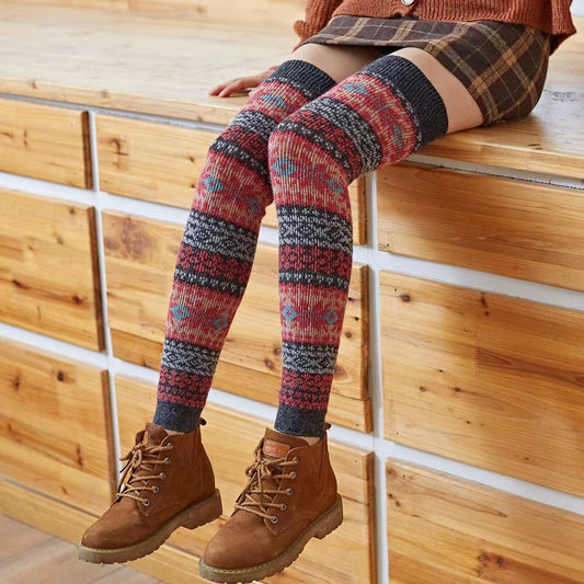 Autumn And Winter Angora Wool Knee Socks Women b1f9508c 2d46 4e0a b8c1 e065c15474fc