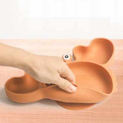 Silicone Split Cutlery Crab Plate For Infants b2036e4d 3f58 4ad7 8a17 aef4ce91639d