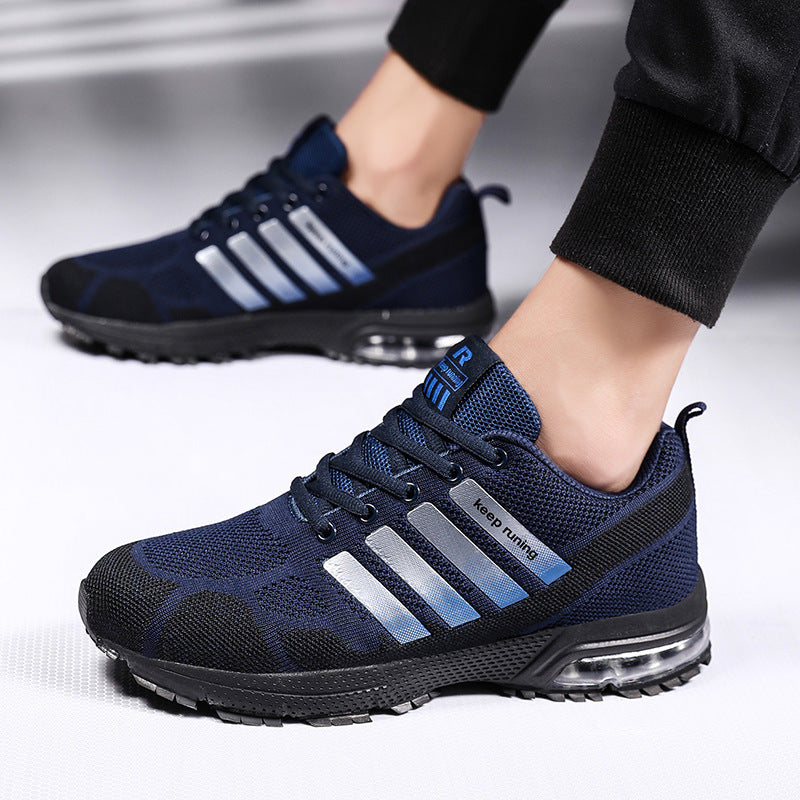 Breathable Men's Casual Shoes Flying Woven Foreign Trade Air Cushion Fitness Sports Running Shoes b21559c2 2a45 4a84 9e59 978