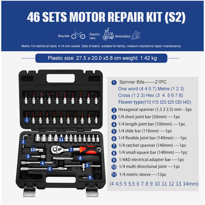 Socket Ratchet Wrench Set Repair Tools b218b944 d625 451c 8a44 f9972ba34978