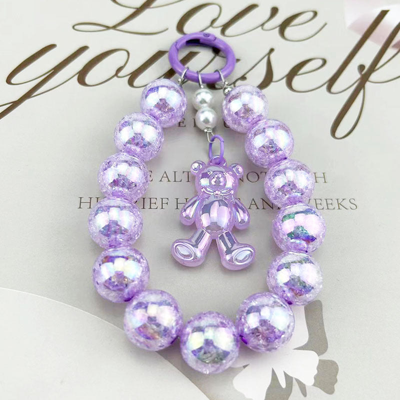 Burst Beads Luminous Bear Pendant Mobile Phone Charm b21ecb16 ee9f 477f 80e8 741d6871ce90