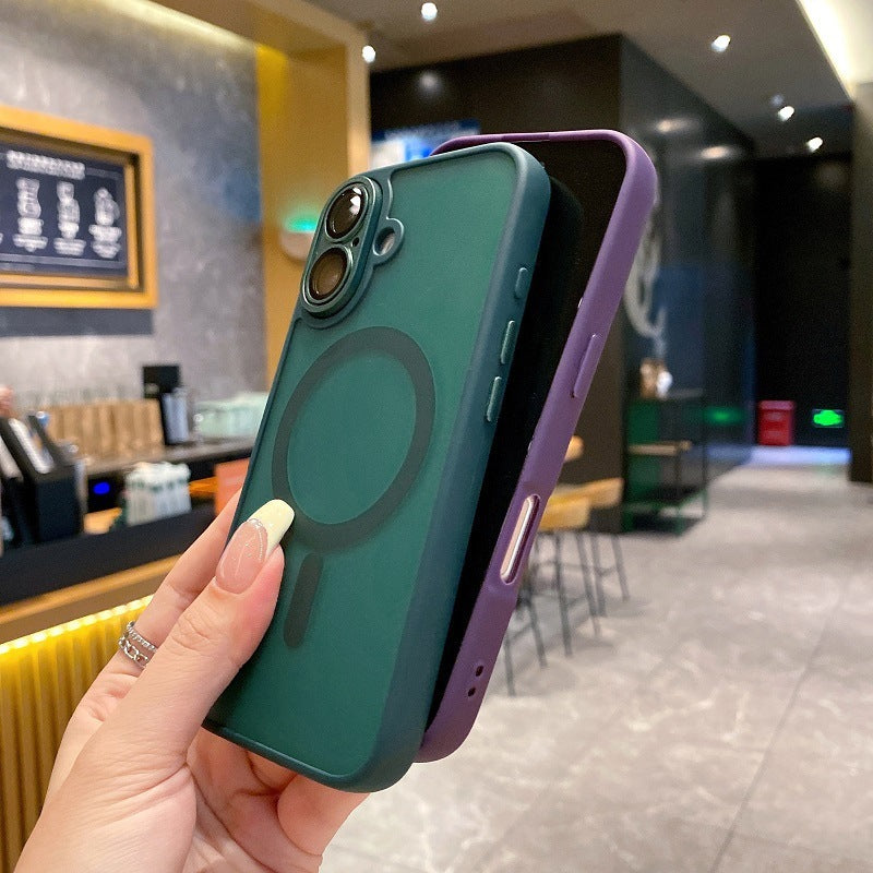 Phone Case Yadun Skin Frosted Magnetic Lens Protector Protective Case - 图片 2