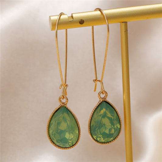 Spring And Summer Cool Water Drop Earrings b233606c 6fc8 4e12 8cc5 804243978a98