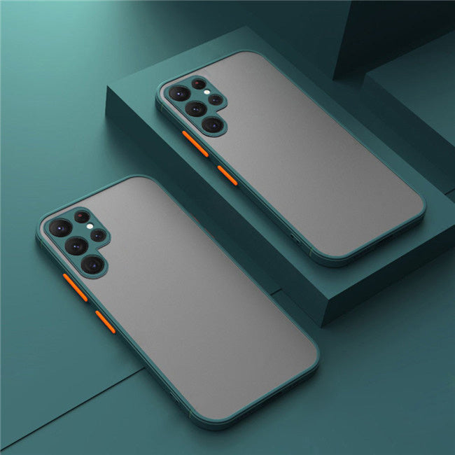 Skin Feel Matte Phone Case With Contrasting Color And Anti Drop Transparency b234eb1f 96f9 4658 bdb2 967446c173f8