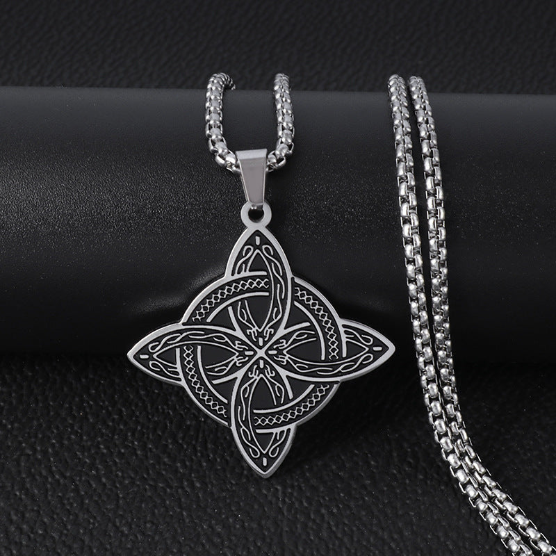 Vintage Viking Stainless Steel Slavic Amulet Necklace b2380983 c838 48d8 8d69 266b95c46965