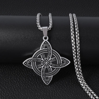 Vintage Viking Stainless Steel Slavic Amulet Necklace b2380983 c838 48d8 8d69 266b95c46965