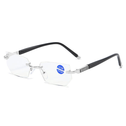 Blue Light Blocking Reading Glasses Rimless Diamond Cut b24fb527 4712 4031 8925 091f4711ceb3