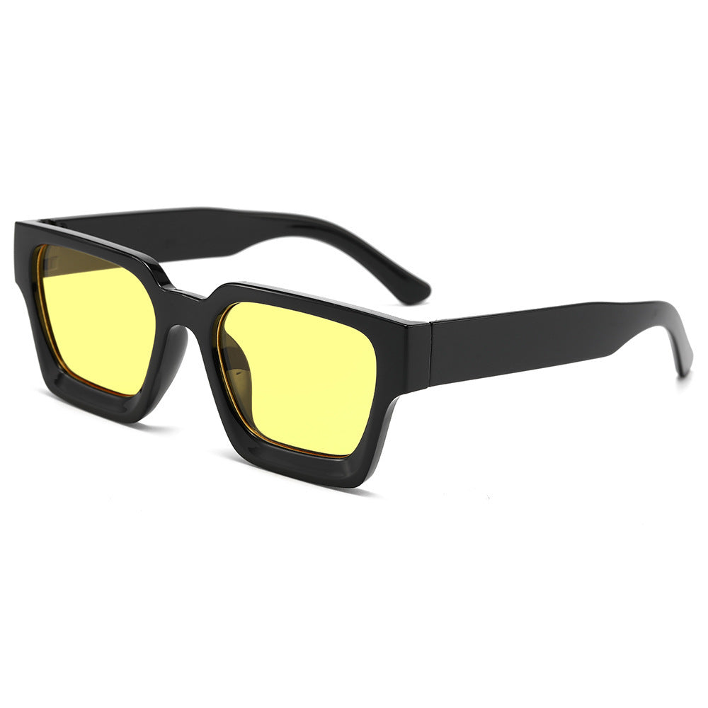 Classic Thick Square Frame Sunglasses Men's Driving UV Protection b252f137 ae8a 4b3f 82bb 95bc54302527