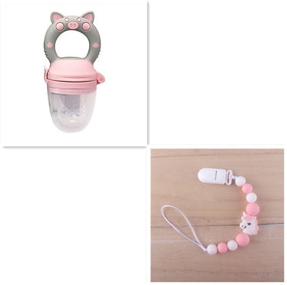 Baby Fruit and Vegetable Food Supplement Teether Baby Fruit Teether Bite Le Pacifier Silicone Nipple b26b192f 8f92 4653 b478 