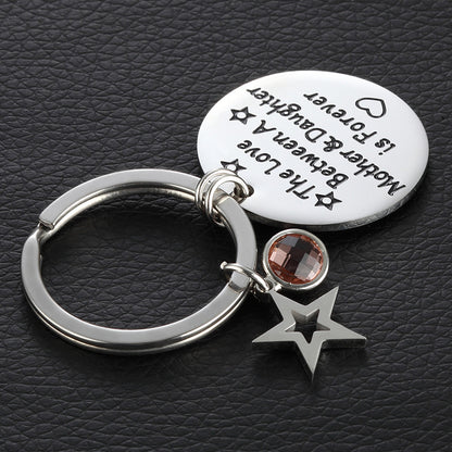 Stainless Steel And Titanium Steel Keychain Fashion Diamond Small Hanging b2720787 4347 4c9e 97e3 561700f1fecf