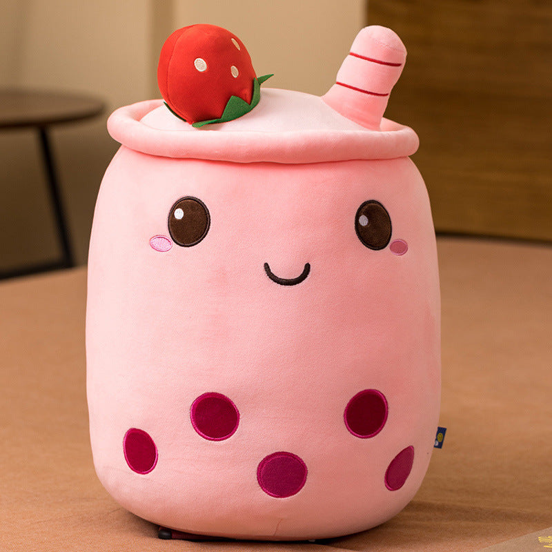 Milk Tea Cup Plush Toy Fruit Pillow Strawberry Matcha Cup Creative Doll b27af818 55ec 4fb6 b4cb c2b40d4e6d50