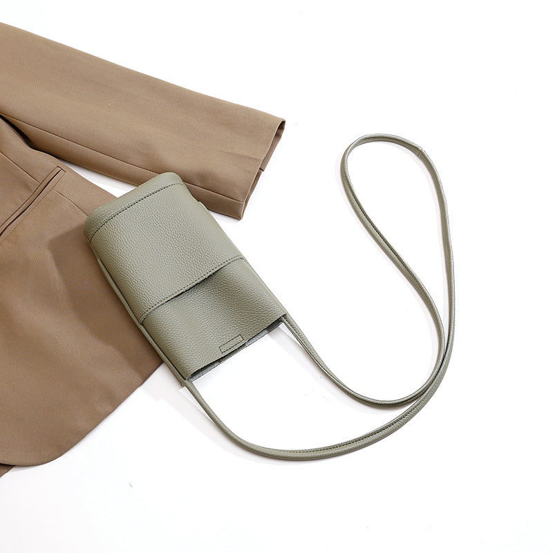 High-grade Soft Leather Mobile Phone Bag Female Crossbody b27c0969 ef39 4f48 90e5 2be40446a6a6