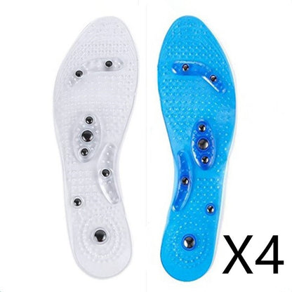 Transparent magnetic therapy insole with 8 magnets b27c8dbd fe52 499f 94c3 445ac96a6a00