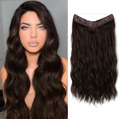European And American Style Women Corn Curler Fishing Thread Long Curly Hair  Wig b28069a6 ebde 4dc3 91be 1e9a775384c1