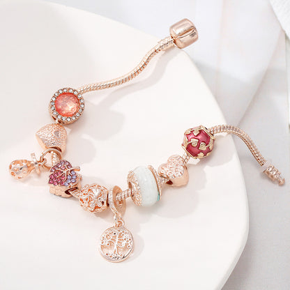 Rose Series Princess Crown Pendant Lady Bracelet b280ae54 7eae 4f76 9e07 4df4e46d86d1