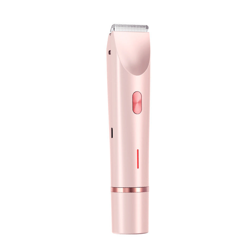 2 In 1 Hair Remover Women's Double Head Shaver Private Pubic Hair Trimmer Electric Razor Wet Dry Electric Body Hair - HD Wireless Product #7