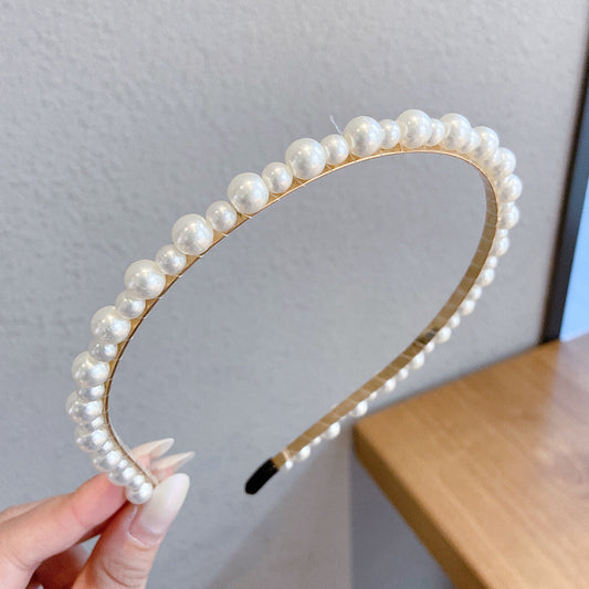Sen Simple Pearl Thin Headband Hair Accessories Headband b2b9083f 8682 47f2 a6f7 dcbb83a6a509
