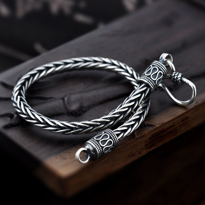 Vintage Braided Keel Bracelet Men b2c5f627 65e6 447a a5a8 45e815283e91