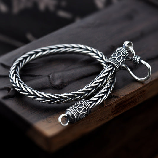 Vintage Braided Keel Bracelet Men b2c5f627 65e6 447a a5a8 45e815283e91
