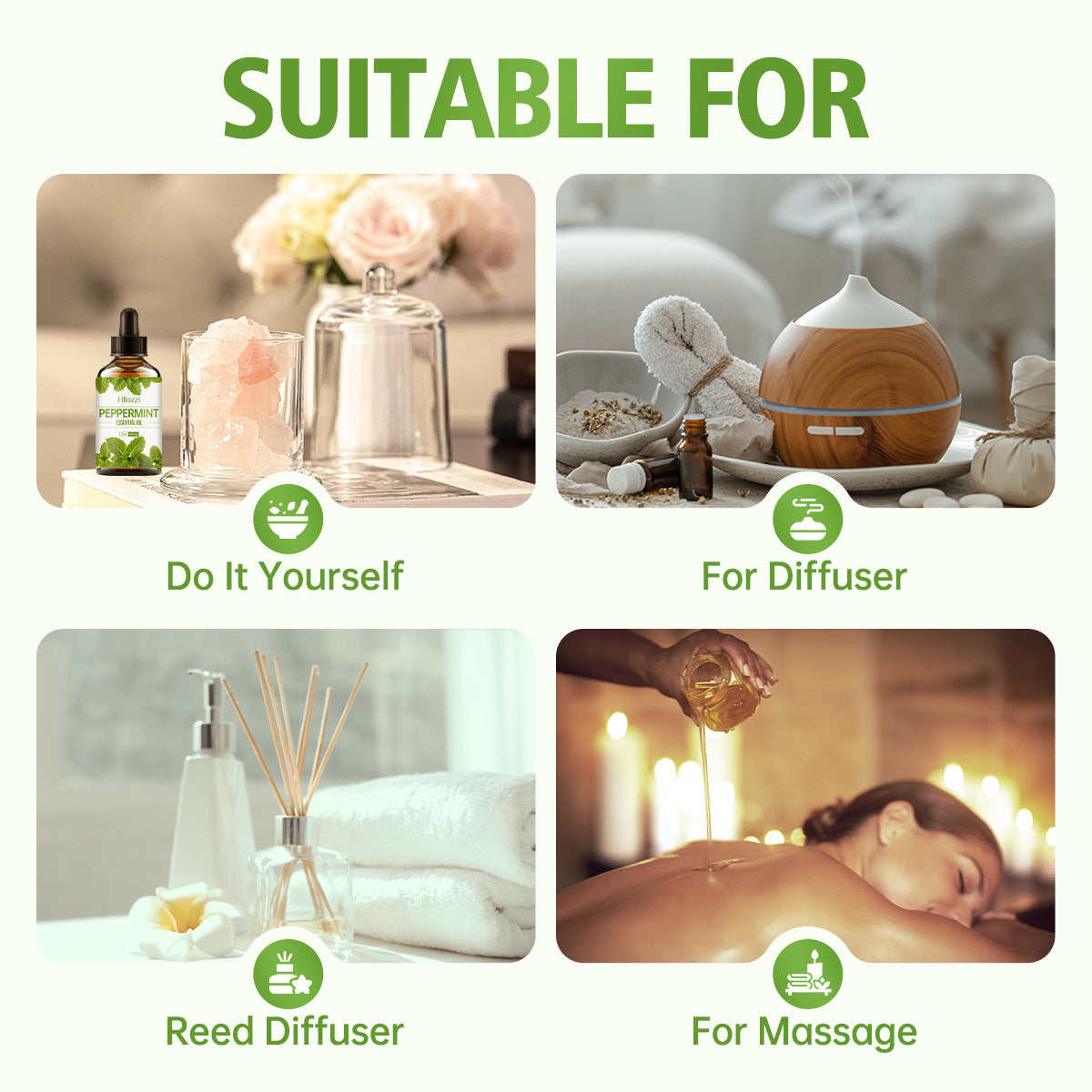 30ml Organic  Oil Aromatherapy Massage Aromatic Skin Care Castor Oil - HD Wireless Product #2