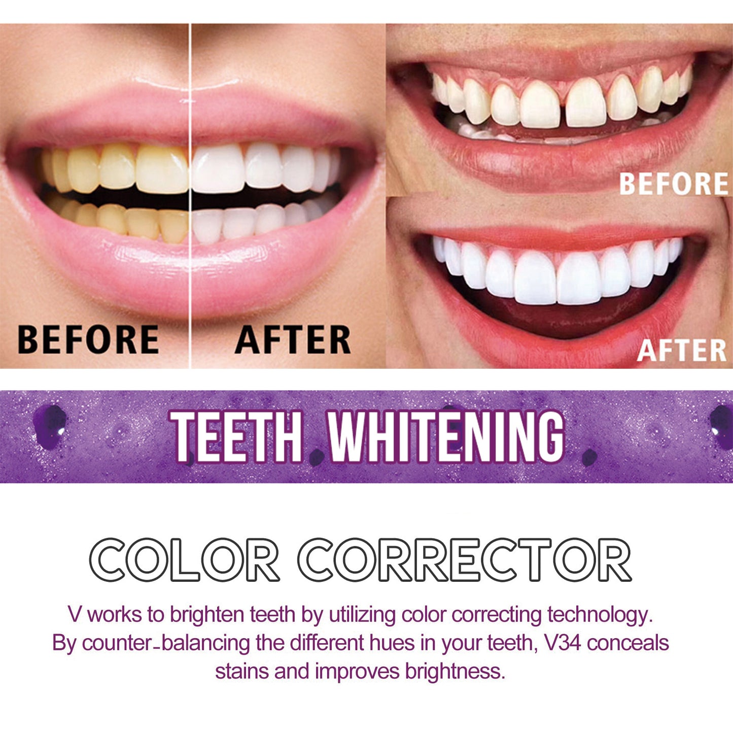 Teeth Cleaning Mousse Anti-moth Cleaning Yellow Teeth Tartar Breath Fresh Brightening White Beautiful Tooth Toothpaste b2d99d