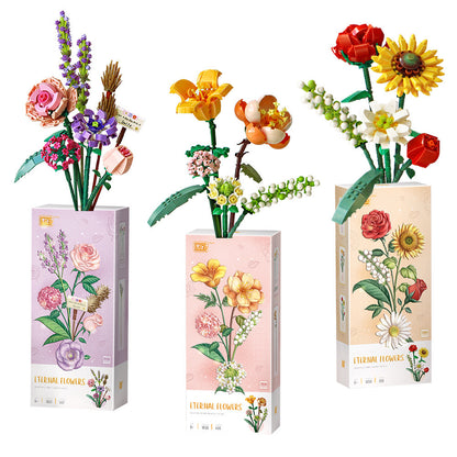 Building Blocks Decoration Immortal Flower Arrangement Girls Assembled Toys b3076e07 d641 4747 8f5c 008c056dd93d