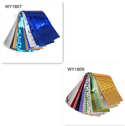 16pcs 20x4cm Mix Nail Art Transfer Foil Sticker - HD Wireless Product #17