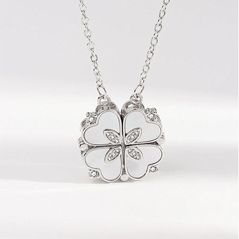 Net Red Clover Enamel Necklace Female b318dc32 adb3 4526 9dea 9138d05296dc 1d40bd24 de1c 43f1 b298 60a4db26b901