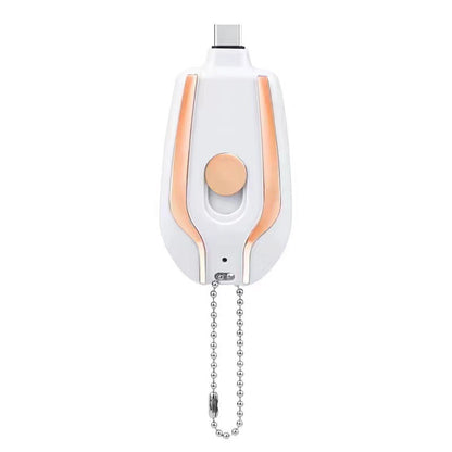 1500mAh Mini Power Emergency Pod Keychain Charger With Type-C Ultra-Compact Mini Battery Pack Fast Charging Backup Power Bank - 图片 17