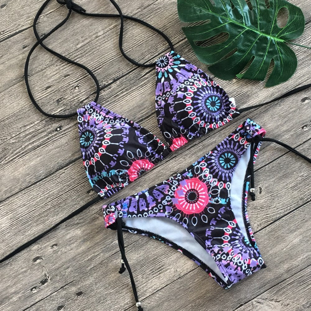 Floral multicolor bikini b32b1a70 6845 4b74 bf04 1a768b2b955d